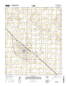 Littlefield Texas Current topographic map, 1:24000 scale, 7.5 X 7.5 Minute, Year 2016
