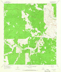 Live Oak Draw Texas Historical topographic map, 1:24000 scale, 7.5 X 7.5 Minute, Year 1963