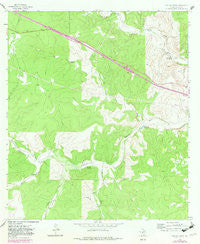 Live Oak Draw Texas Historical topographic map, 1:24000 scale, 7.5 X 7.5 Minute, Year 1963