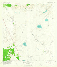 Live Oak Lake Texas Historical topographic map, 1:24000 scale, 7.5 X 7.5 Minute, Year 1962