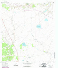 Live Oak Lake Texas Historical topographic map, 1:24000 scale, 7.5 X 7.5 Minute, Year 1962