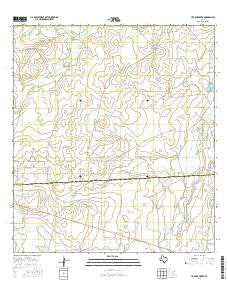 Live Oak Creek Texas Current topographic map, 1:24000 scale, 7.5 X 7.5 Minute, Year 2016