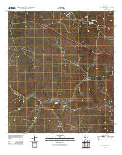 Live Oak Draw Texas Historical topographic map, 1:24000 scale, 7.5 X 7.5 Minute, Year 2010