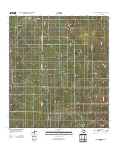 Live Oak Hollow Texas Historical topographic map, 1:24000 scale, 7.5 X 7.5 Minute, Year 2012