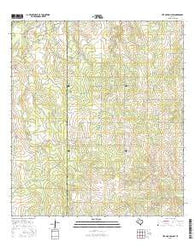 Live Oak Hollow Texas Current topographic map, 1:24000 scale, 7.5 X 7.5 Minute, Year 2016