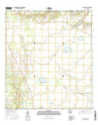 Live Oak Lake Texas Current topographic map, 1:24000 scale, 7.5 X 7.5 Minute, Year 2016