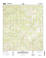 Live Oak Ranch Texas Current topographic map, 1:24000 scale, 7.5 X 7.5 Minute, Year 2016