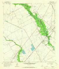 Liverpool Texas Historical topographic map, 1:24000 scale, 7.5 X 7.5 Minute, Year 1963