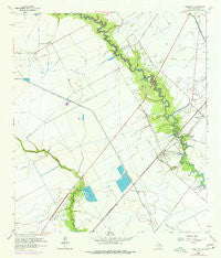 Liverpool Texas Historical topographic map, 1:24000 scale, 7.5 X 7.5 Minute, Year 1963