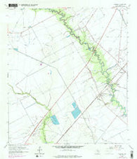Liverpool Texas Historical topographic map, 1:24000 scale, 7.5 X 7.5 Minute, Year 1963