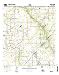 Liverpool Texas Current topographic map, 1:24000 scale, 7.5 X 7.5 Minute, Year 2016