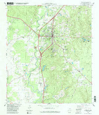 Livingston Texas Historical topographic map, 1:24000 scale, 7.5 X 7.5 Minute, Year 1984