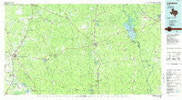 Livingston Texas Historical topographic map, 1:100000 scale, 30 X 60 Minute, Year 1985