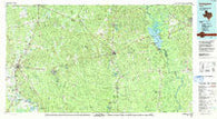 Livingston Texas Historical topographic map, 1:100000 scale, 30 X 60 Minute, Year 1992