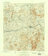 Llano Texas Historical topographic map, 1:125000 scale, 30 X 30 Minute, Year 1909