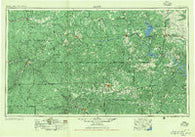 Llano Texas Historical topographic map, 1:250000 scale, 1 X 2 Degree, Year 1955