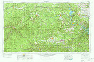 Llano Texas Historical topographic map, 1:250000 scale, 1 X 2 Degree, Year 1956