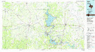 Llano Texas Historical topographic map, 1:100000 scale, 30 X 60 Minute, Year 1985
