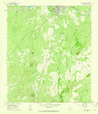 Llano South Texas Historical topographic map, 1:24000 scale, 7.5 X 7.5 Minute, Year 1960