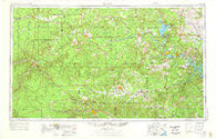 Llano Texas Historical topographic map, 1:250000 scale, 1 X 2 Degree, Year 1954