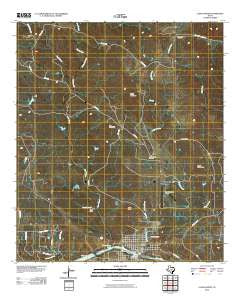 Llano North Texas Historical topographic map, 1:24000 scale, 7.5 X 7.5 Minute, Year 2010