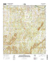 Llano South Texas Current topographic map, 1:24000 scale, 7.5 X 7.5 Minute, Year 2016