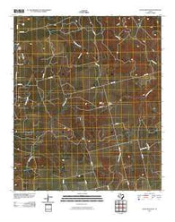 Lloyd Mountain Texas Historical topographic map, 1:24000 scale, 7.5 X 7.5 Minute, Year 2010