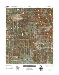 Lloyd Mountain Texas Historical topographic map, 1:24000 scale, 7.5 X 7.5 Minute, Year 2012