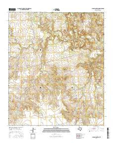 Lloyd Mountain Texas Current topographic map, 1:24000 scale, 7.5 X 7.5 Minute, Year 2016