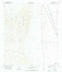 Lobo Texas Historical topographic map, 1:24000 scale, 7.5 X 7.5 Minute, Year 1972