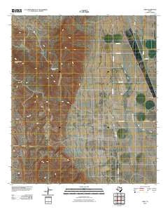 Lobo Texas Historical topographic map, 1:24000 scale, 7.5 X 7.5 Minute, Year 2010
