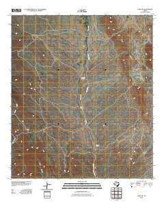 Lobo SW Texas Historical topographic map, 1:24000 scale, 7.5 X 7.5 Minute, Year 2010