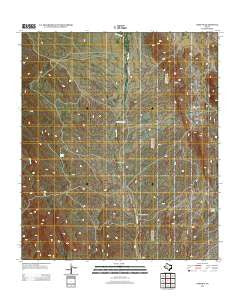 Lobo SW Texas Historical topographic map, 1:24000 scale, 7.5 X 7.5 Minute, Year 2012