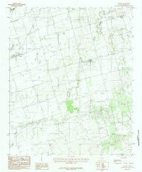Lockett Texas Historical topographic map, 1:24000 scale, 7.5 X 7.5 Minute, Year 1983