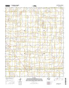 Lockettville Texas Current topographic map, 1:24000 scale, 7.5 X 7.5 Minute, Year 2016