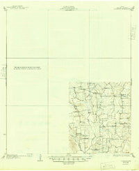 Lockhart Texas Historical topographic map, 1:62500 scale, 15 X 15 Minute, Year 1930