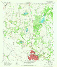 Lockhart North Texas Historical topographic map, 1:24000 scale, 7.5 X 7.5 Minute, Year 1963