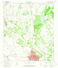 Lockhart North Texas Historical topographic map, 1:24000 scale, 7.5 X 7.5 Minute, Year 1963