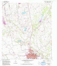 Lockhart North Texas Historical topographic map, 1:24000 scale, 7.5 X 7.5 Minute, Year 1963