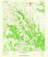 Lockhart South Texas Historical topographic map, 1:24000 scale, 7.5 X 7.5 Minute, Year 1964
