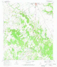 Lockhart South Texas Historical topographic map, 1:24000 scale, 7.5 X 7.5 Minute, Year 1964