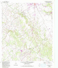 Lockhart South Texas Historical topographic map, 1:24000 scale, 7.5 X 7.5 Minute, Year 1964