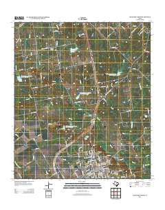 Lockhart North Texas Historical topographic map, 1:24000 scale, 7.5 X 7.5 Minute, Year 2013