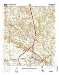 Lockhart North Texas Current topographic map, 1:24000 scale, 7.5 X 7.5 Minute, Year 2016