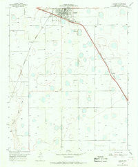 Lockney Texas Historical topographic map, 1:24000 scale, 7.5 X 7.5 Minute, Year 1965