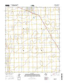 Lockney Texas Current topographic map, 1:24000 scale, 7.5 X 7.5 Minute, Year 2016