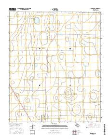 Lockney SE Texas Current topographic map, 1:24000 scale, 7.5 X 7.5 Minute, Year 2016
