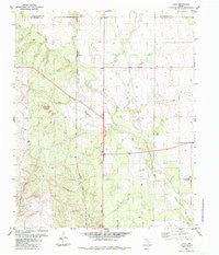 Loco Texas Historical topographic map, 1:24000 scale, 7.5 X 7.5 Minute, Year 1984