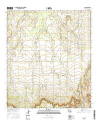 Lohn Texas Current topographic map, 1:24000 scale, 7.5 X 7.5 Minute, Year 2016