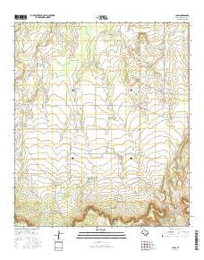 Lohn Texas Current topographic map, 1:24000 scale, 7.5 X 7.5 Minute, Year 2016